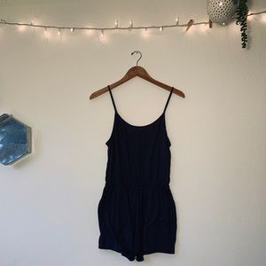 Navy blue romper